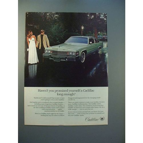 1978 Cadillac Car Ad - Promised Long Enough