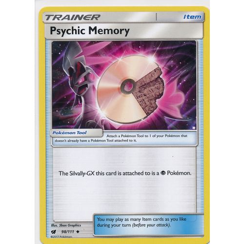 Pokemon Sun & Moon Crimson Invasion 98/111 Psychic Memory