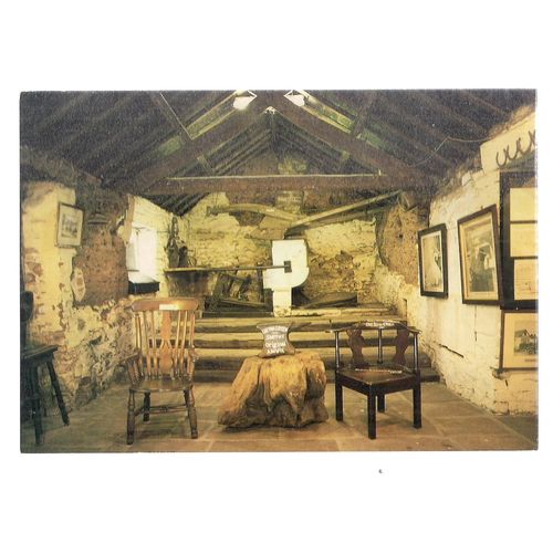 BLACKSMITH'S ANVIL, GRETNA GREEN, SCOTLAND vintage unused postcard Whiteholme =
