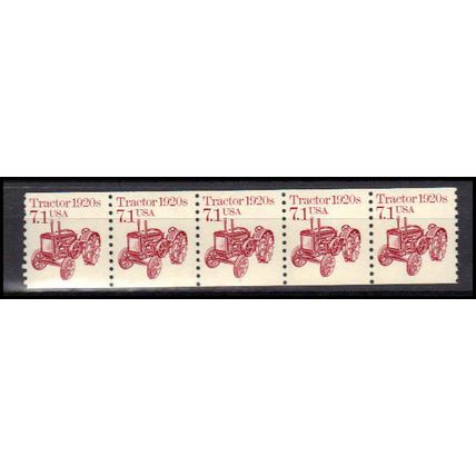 2127 7.1c Tractor Very Fine MNH Dry Gum PNC 1/5 X0659
