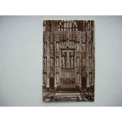 Winchester Cathedral, The Great Screen. (1961)