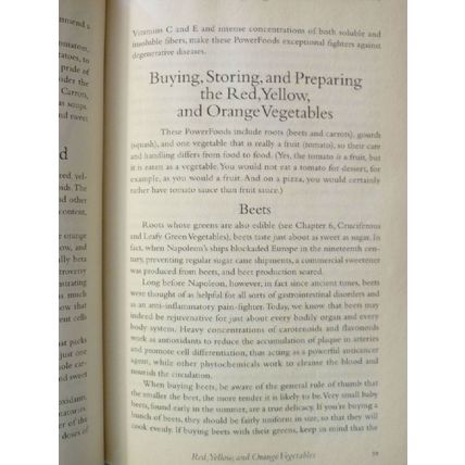 "POWER FOODS by STEPHANIE BELING GOOD HEALTH w PHYTOCHEMICALS ENERGY BOOSTERS"