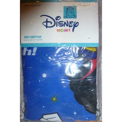 VINTAGE BUZZ LIGHTYEAR HEAVY DUTY HERO WINDOW CURTAIN VALANCE~NEW~MADE IN USA