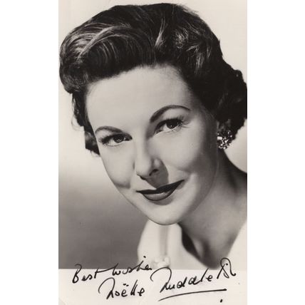 Noelle Middleton 1st Irish TV Announcer Worn Hand Signed Photo