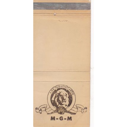 MGM Movie Studio, Los Angeles, CA - Vintage Matchbook Cover