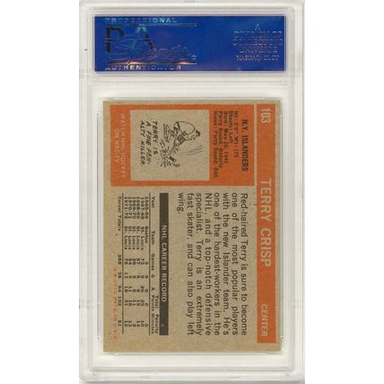 1972 Topps Terry Crisp #103 PSA 9 P1276