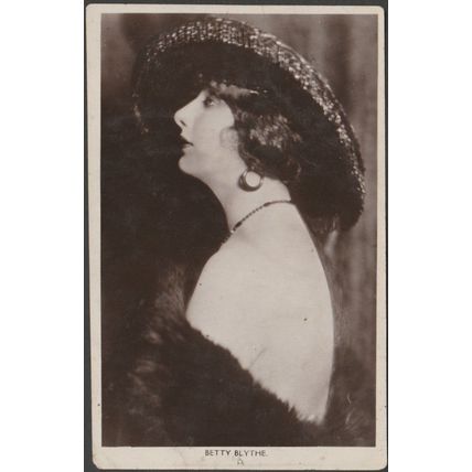 Actress Betty Blythe, c.1920s - RP Postcard