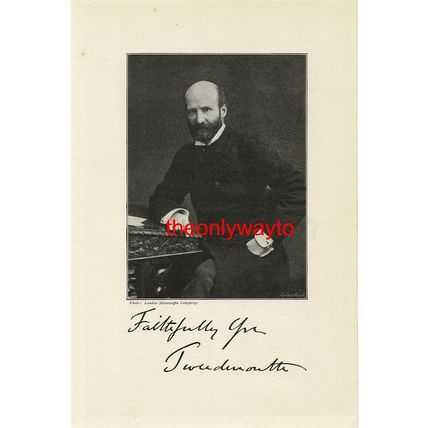 Lord Tweedmouth (Dudley Marjoribanks), Politician, Book Illustration, 1895