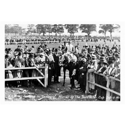 pt9214 - Doncaster Racecourse , Doncaster Cup Winner Lemberg 1911 Print 6x4