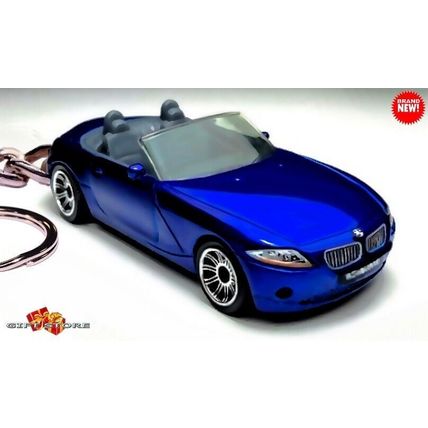 RARE KEYCHAIN BLUE BMW Z4 CUSTOM Ltd. Ed. GREAT GIFT NOVELTY For DIORAMA