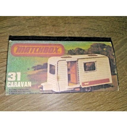 Matchbox No31 - Caravan replica - with replica boxes