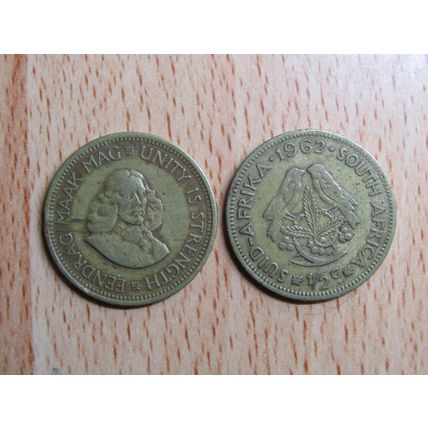 Suid Africa South Africa 1962 1/2 Cent Coin
