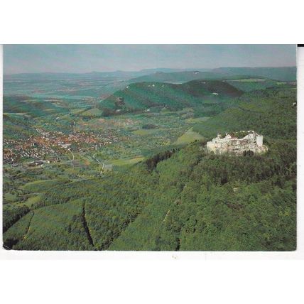 Burgruine Hohen Neuffen Germany Postcard unused crease
