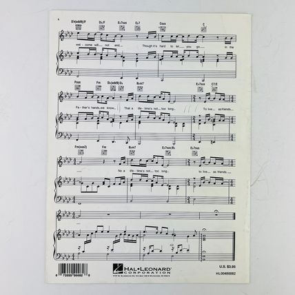 Amy Grant, Michael W Smith, Gary Chapman – Friends Sheet Music P/V/G