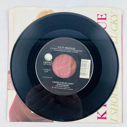 Kylie Minogue – I Should Be So Lucky / Instrumental 45RPM Single Record 7" Vinyl