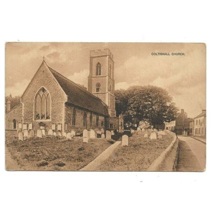 Coltishall Church, Norfolk, Postcard.