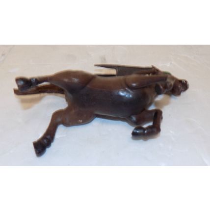 Vintage Imperial Figure Brown Pegasus Dragon Horse 1983