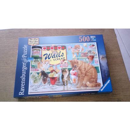 THE CAT THAT GOT THE CREAM by Steve Read Jigsaw (500 Piece) Ravensburger 2020