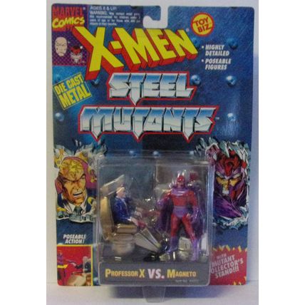 X MEN STEEL MUTANTS ' Professoer X vs Magneto ' figures (1994)