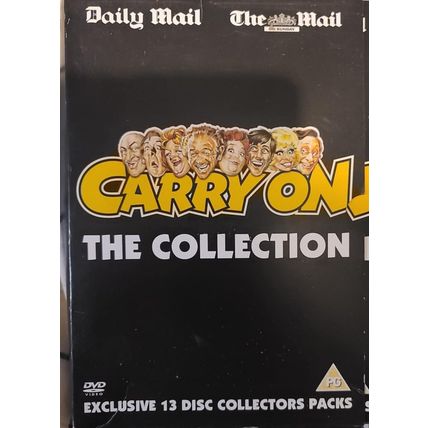 CARRY ON DVD BOXSET PROMO THE MAIL NEWSPAPER A 13 DISC COLLECTORS PACK