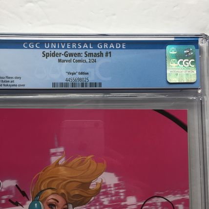 2024 Marvel Comics Spider-Gwen Smash David Nakayama Virgin Variant #1 CGC Graded