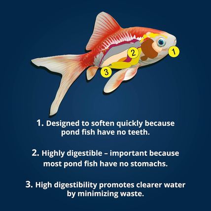 Tetrapond Koi Vibrance, Soft Sticks, Easy to Digest Floating Pond Food, 5.18 Lbs