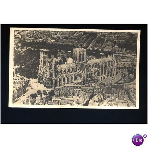 YORK Minster Aerial Postcard by Green