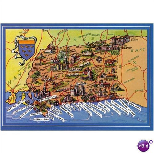 GB Postcard - West Sussex