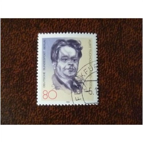 West Berlin Germany 1985 Kurt Tucholsky fine used stamp SGB711 writer journalist