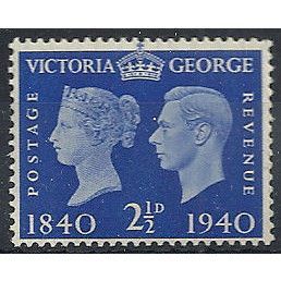 1940 SG483 2 1/2d Ultramarine Centenary Unmounted Mint .. .