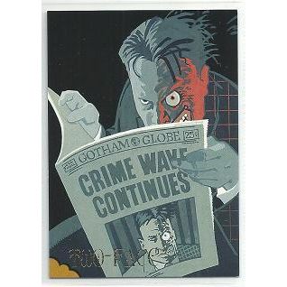 DC VILLAINS card # 23 ' TWO-FACE ' (1995 )