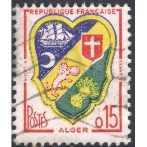 France 1958 - SG1410 - 15c Algers, Arms - used