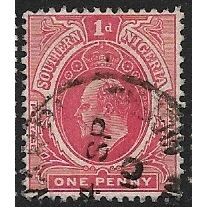 SOUTHERN NIGERIA 1907/1911 SG 34a - fine used (o)