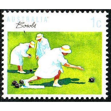 Australia 1989 Sport 1c Lawn Bowls MNH Stamp