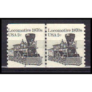 1897A 2c Locomotive Fine MNH Dry Gum CNP Left 4 PA0286