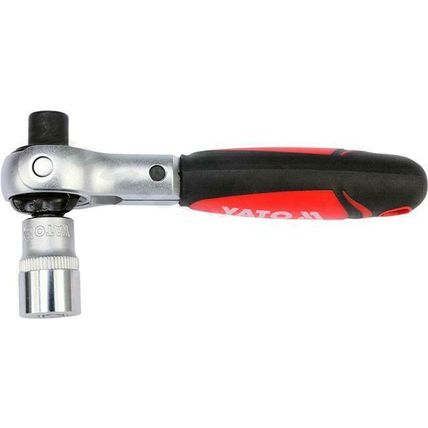 Yato professional ratchet bit holder driver 1/4" swivel head magnetic (YT-03311