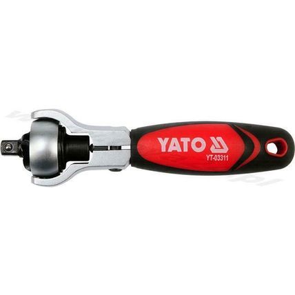 Yato professional ratchet bit holder driver 1/4" swivel head magnetic (YT-03311