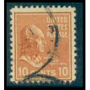 Used 815 10c John Tyler Average Plus M07943