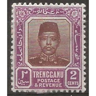Trengganu 1915 SG2 2c Brown-Purple Mounted Mint
