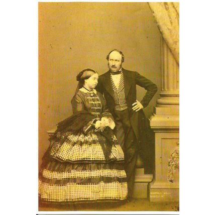 Art QUEEN VICTORIA & PRINCE ALBERT Postcard (Mayfair 292)