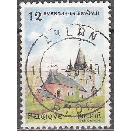 Belgique 1985 Michel 2231 O Cote (2008) 0.30 € Avernas-le-Bauduin Eglise