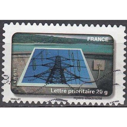 France 2010 Michel 4828 O Cote (2010) 1.10 € Pylones hydro-électricité