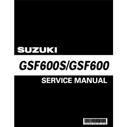SUZUKI GSF600S GSF600 SERVICE MANUAL 2000-2002 MOTORCYCLE 380 PAGES IN ENGLISH