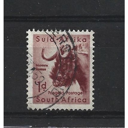 SouthAfrica.SG152 1d Black Wildebeest.Fine Used.Aug25a