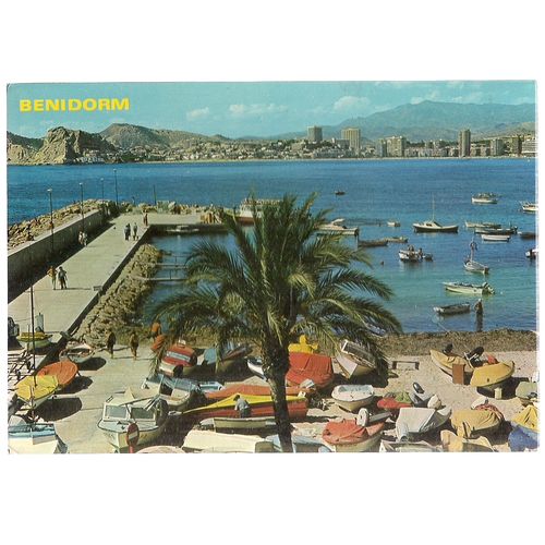 BENIDORM, used postcard 1975?? =