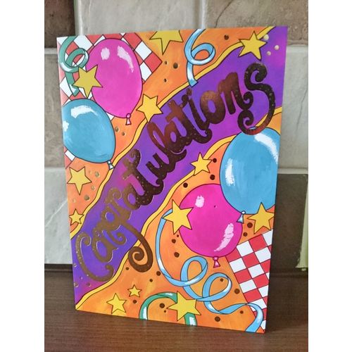 Congratulations Card - Congratulations (Balloons - 003)