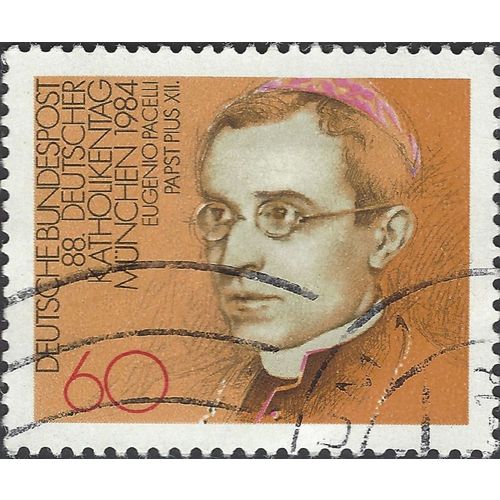 GERMANY, 88th German Catholics' Congress, Munich, orange-brown 1984, 60pf, #2