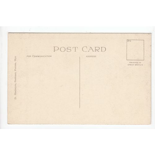 Loch Scavaig Isle of Skye Postcard Local Publisher D Macintyre