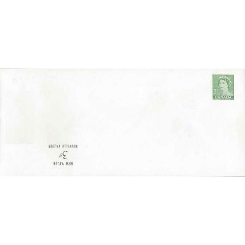 Canada #EN77a Postal Sta. MINT RARE KARSH Inverted Overprint