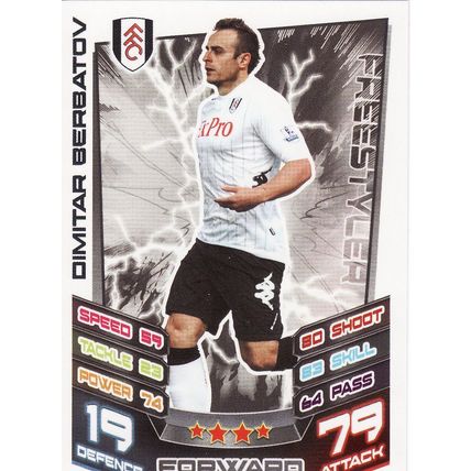 Match Attax 2012/2013 89 Dimitar Berbatov Fulham